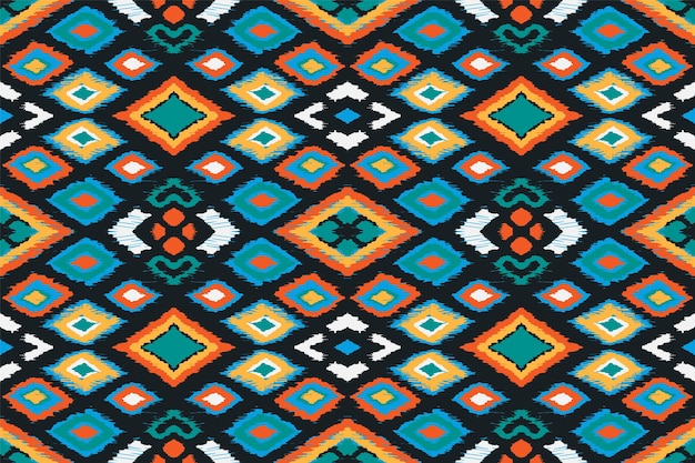 Ikat Ornamento Folcl Rico Geom Trico Textura Tnica Tribal Patr N