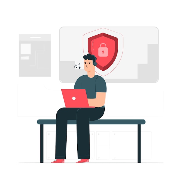 Ilustraci N Del Concepto De Seguridad Vector Gratis