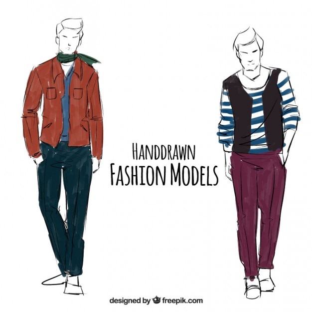 Ilustración de moda masculina | Descargar Vectores gratis