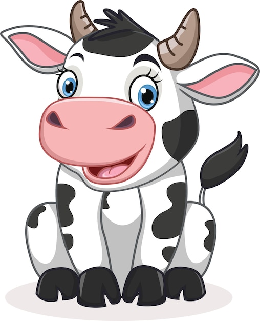 Dibujos Animados Lindo De La Vaca Vector Premium Porn Sex Picture 