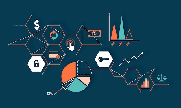 Ilustraci N Del Gr Fico De An Lisis De Datos Vector Gratis