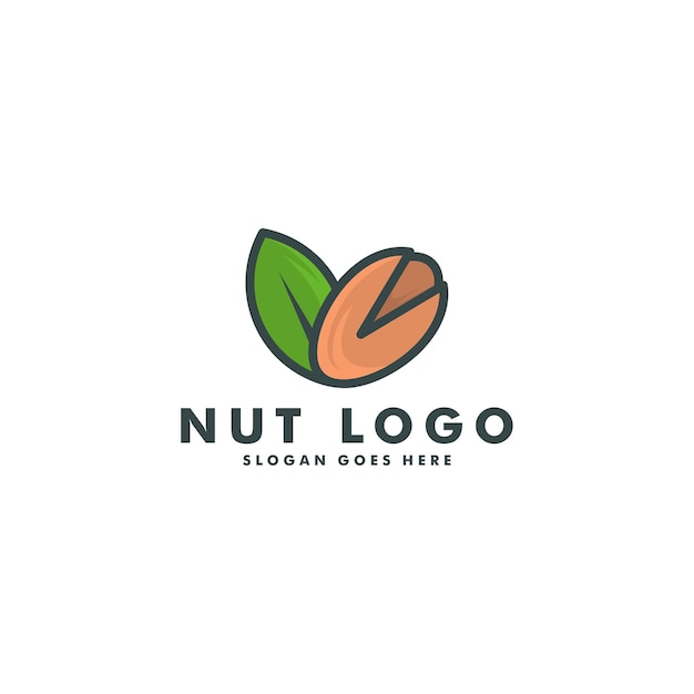 Ilustraci N De Plantilla De Dise O De Logotipo De Nuez Vector Premium