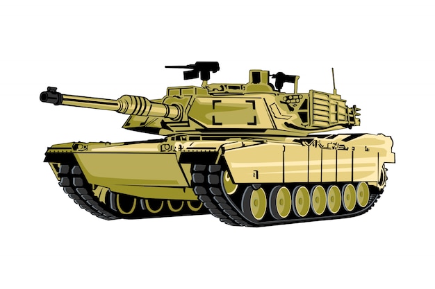 Ilustraci N De Tanque Militar Vector Premium