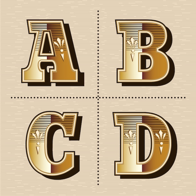 Download Ilustración de vector de diseño de fuente de letras del ...