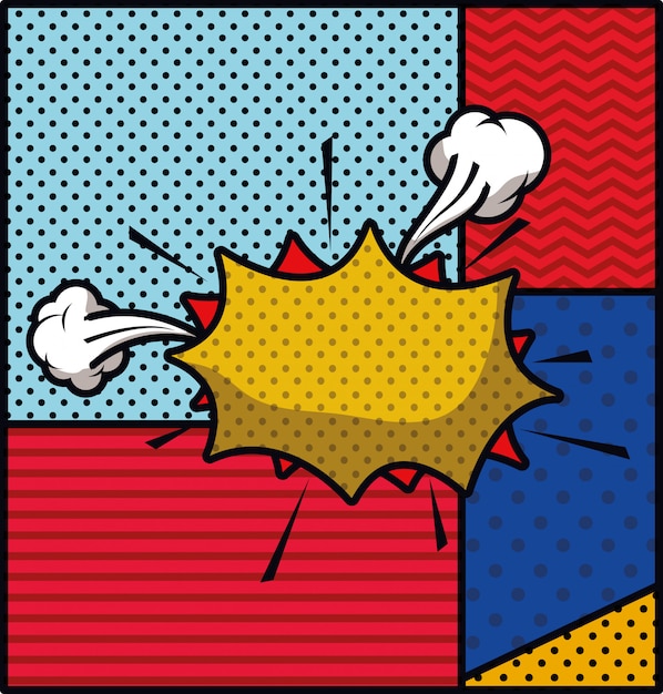 Ilustración de vector de expresión de estilo pop art ...