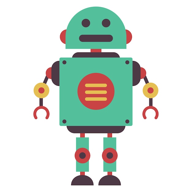robot illustration vector download