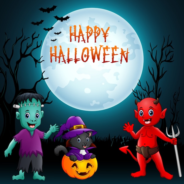 Elementos para un halloween terrorífico | Descargar Vectores gratis