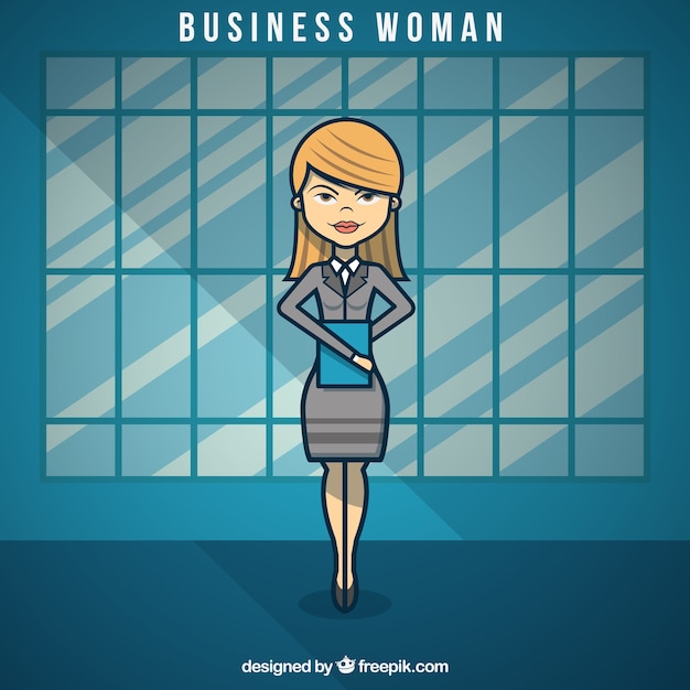 Ilustraión De Mujer De Negocios Vector Premium 4568