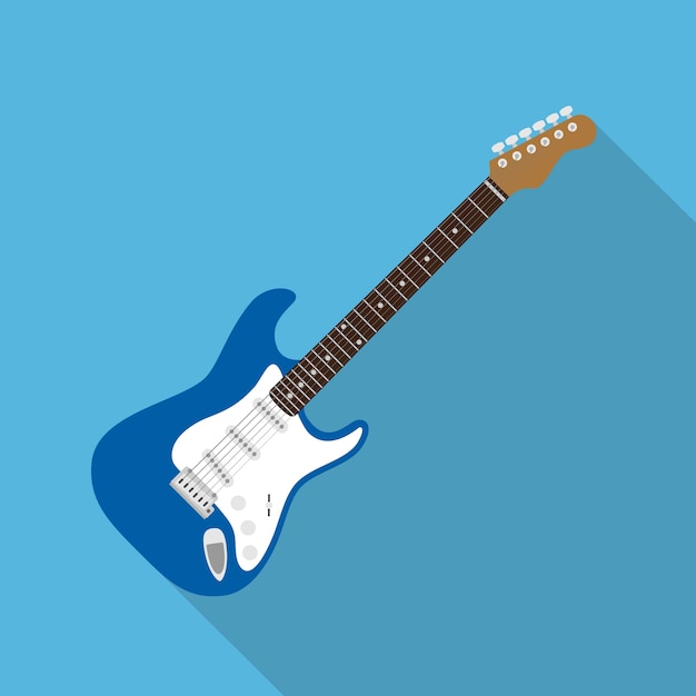 Imagen De Guitarra El Ctrica Ilustraci N De Estilo Vector Premium