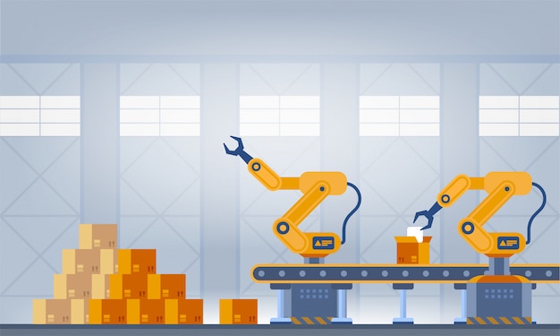 Industria Concepto De F Brica Inteligente Ilustraci N De La