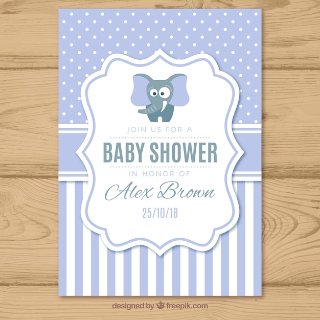 Invitacion Baby Shower Fotos Y Vectores Gratis