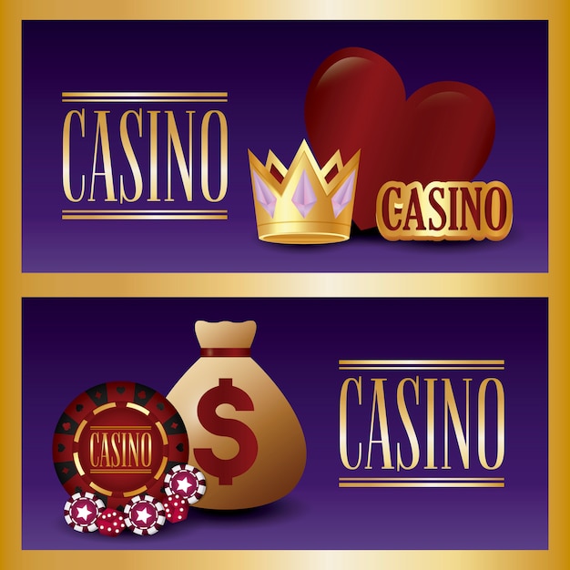 Juego de casino | Descargar Vectores gratis