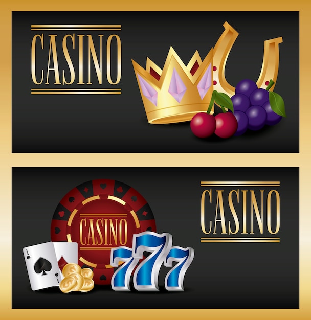 Juego de casino | Vector Gratis