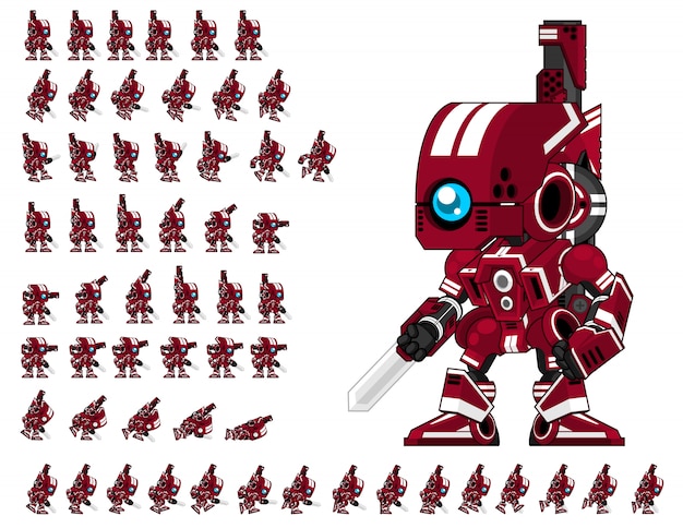 Robot Sprite Sheet 4996