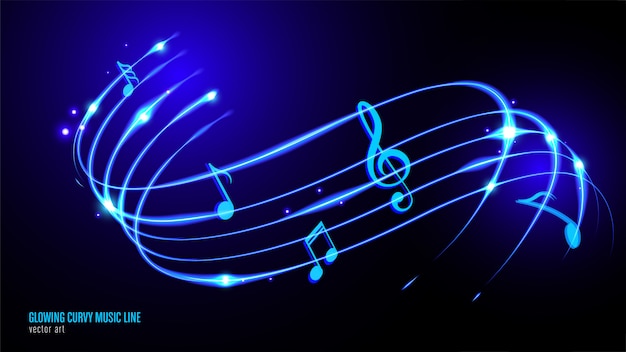 Download Keynote de música brillante | Vector Premium