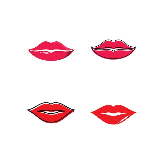 Labios Logo Belleza Labios Sexy Ilustraci N Vectorial Vector Premium