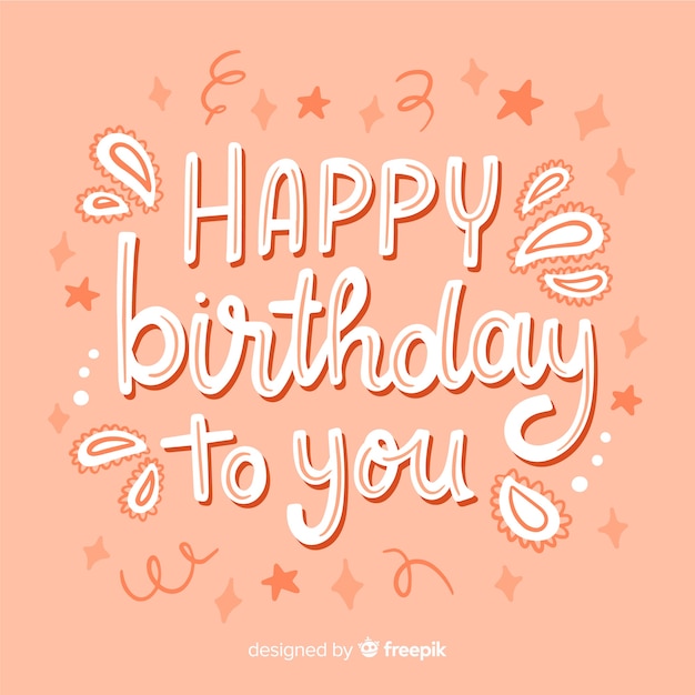 Letras coloridas de feliz cumpleaños | Vector Gratis