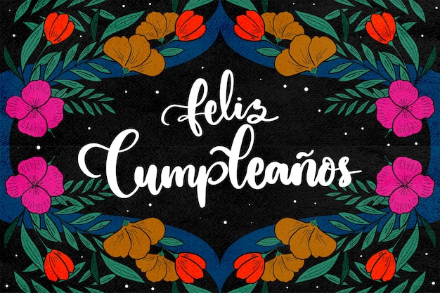 Letras de feliz cumpleaños | Vector Gratis