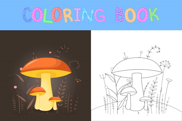Libro Para Colorear Para Ninos Con Animales De Dibujos Animados