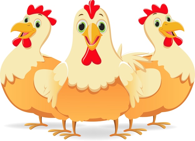 Gallina De Dibujos Animados Vector Premium Images And Photos Finder