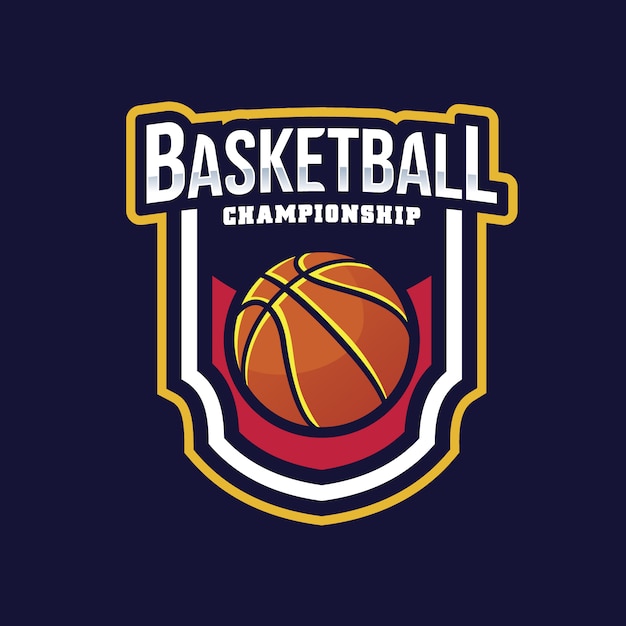 Logo Con Diseño De Baloncesto | Descargar Vectores Gratis