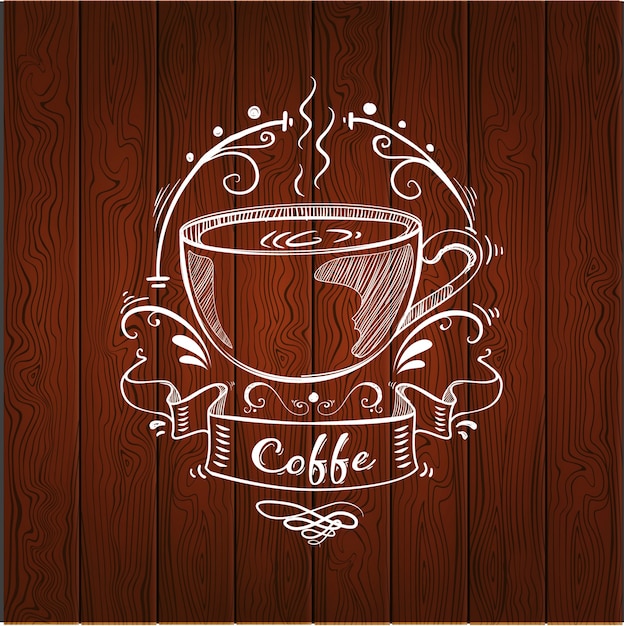 Logo con diseño de café | Vector Gratis