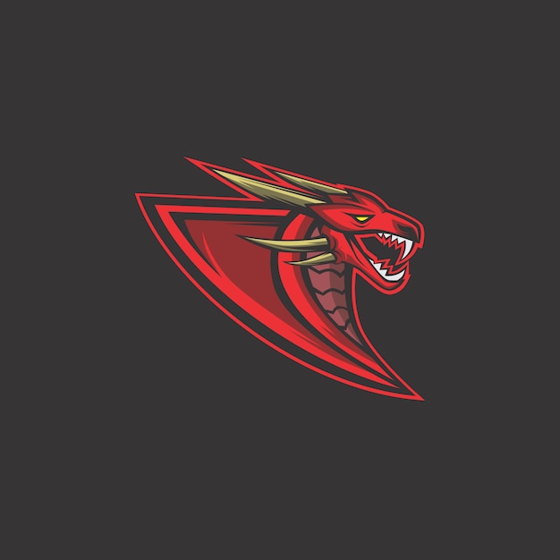 Logo de dragon | Vector Premium