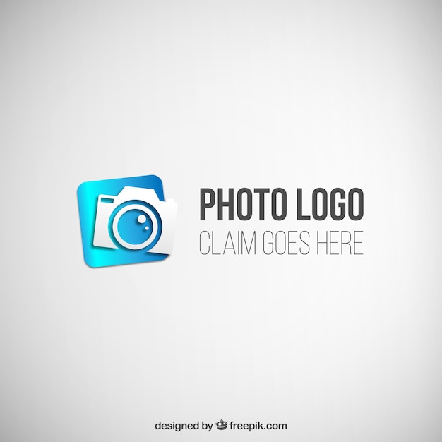 Logo de fotos | Vector Premium