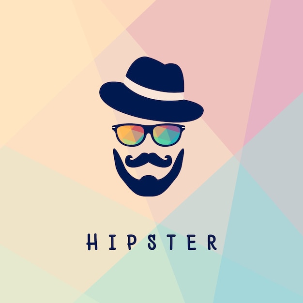 Logo De Hipster Vector Premium