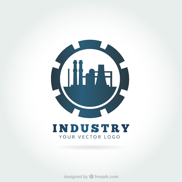 Logo industria | Vector Gratis Industrial Company Logo