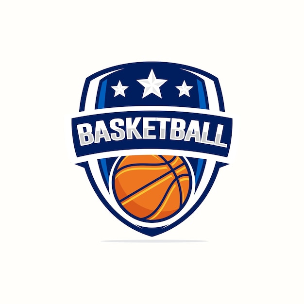 Logotipo Del Baloncesto | Vector Premium