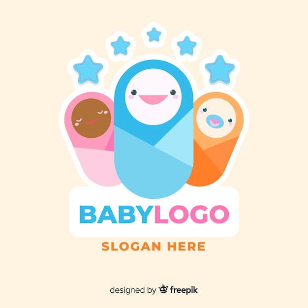 Logotipo de bebé | Vector Gratis