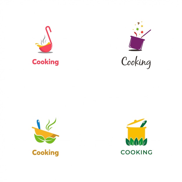 Logotipo De Cocina Vector Premium 8329
