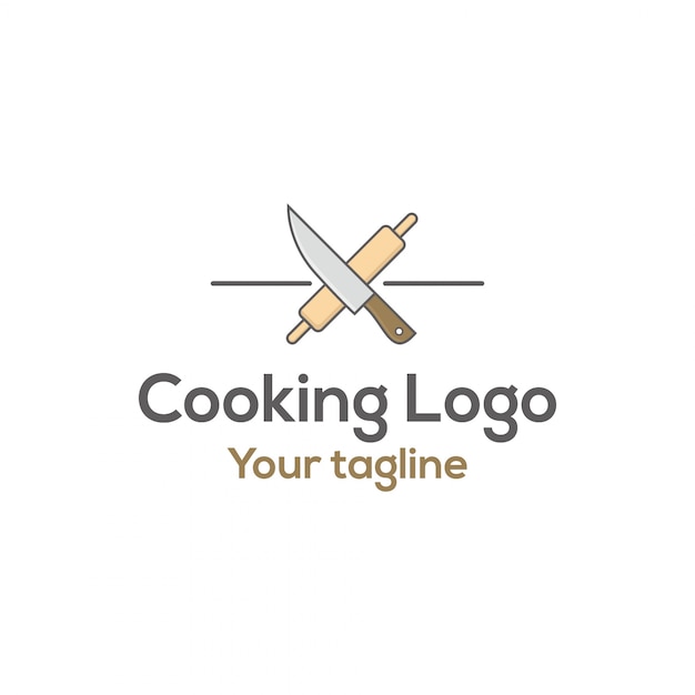 Logotipo De Cocina Vector Premium 0805