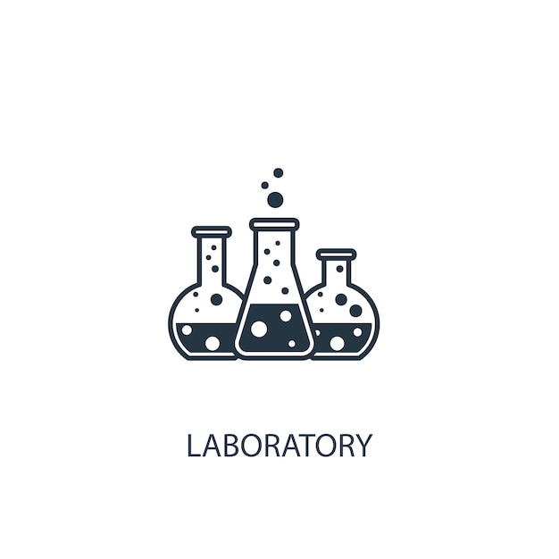 Logotipo Creativo De Laboratorio Vector Premium