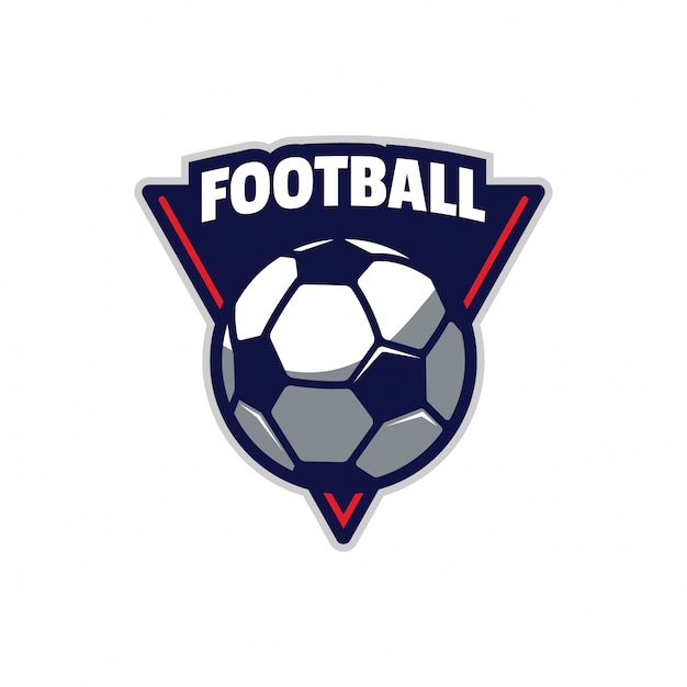 Logotipo De Futbol American Logo Sports Vector Premium