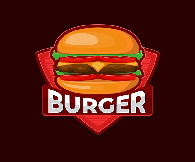 Logotipo De Hamburguesa Para Restaurante De Comida Rápida Vector Premium 7440