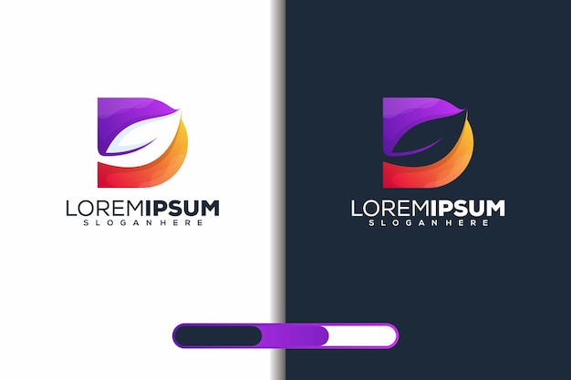 Logotipo Moderno De La Letra D Vector Premium 7189