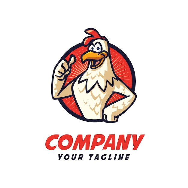 Logotipo De Pollo Vector Premium