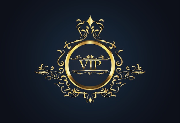 Logotipo Vip Vector Premium