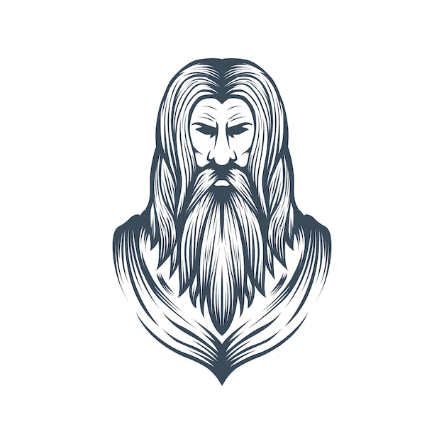 Mago ilustrado Vector Premium