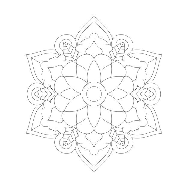 Mandala Floral F Cilmente Editable Y Redimensionable Vector Premium