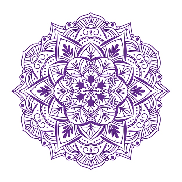 Download Mandala morado | Descargar Vectores Premium