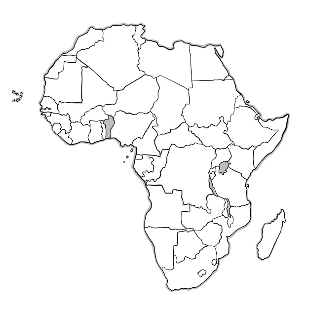Africa Mapa Para Dibujar Images And Photos Finder 7418