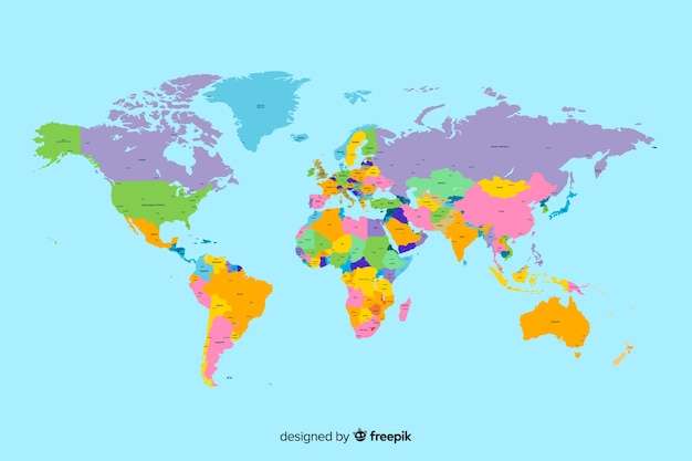 Get Mapa Politico Mundial Background - Maesta