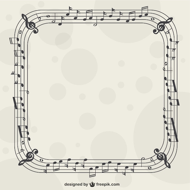 Bordes Y Marco De Notas Musicales Imagui