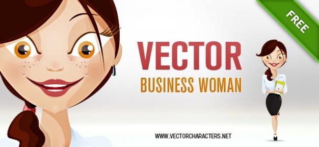 Mujer De Negocios Vector De Caracteres | Descargar Vectores Gratis