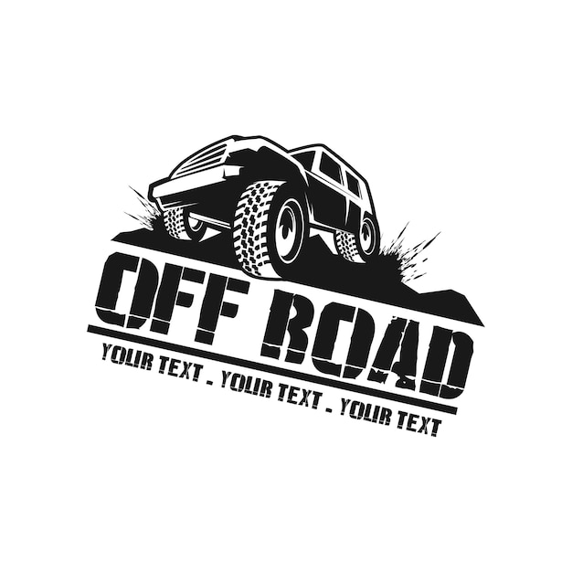 Off road logo design | Vector Premium