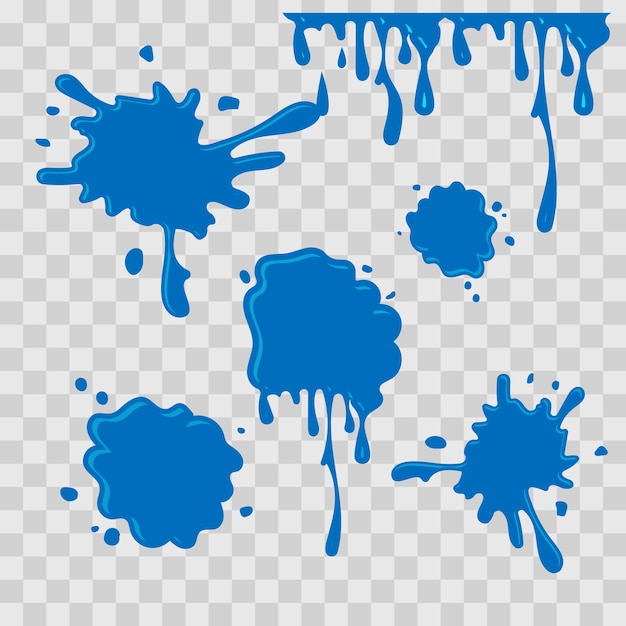 Paint drop abstract | Vector Premium