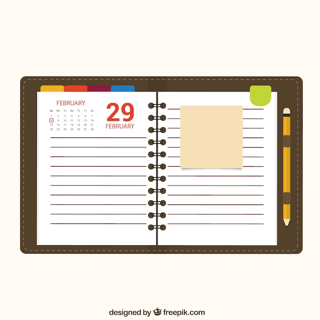 Libreta con calendario imprimible: organiza tu vida de manera práctica Libreta con calendario imprimible: organiza tu vida de manera práctica